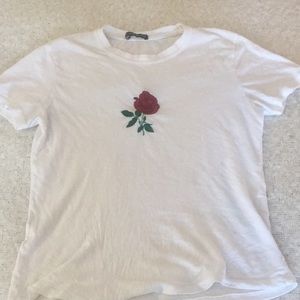 Brandy Melville rose t-shirt